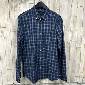 Banana Republic Slim Flex Fit Tech Stretch Dress Shirt Size M